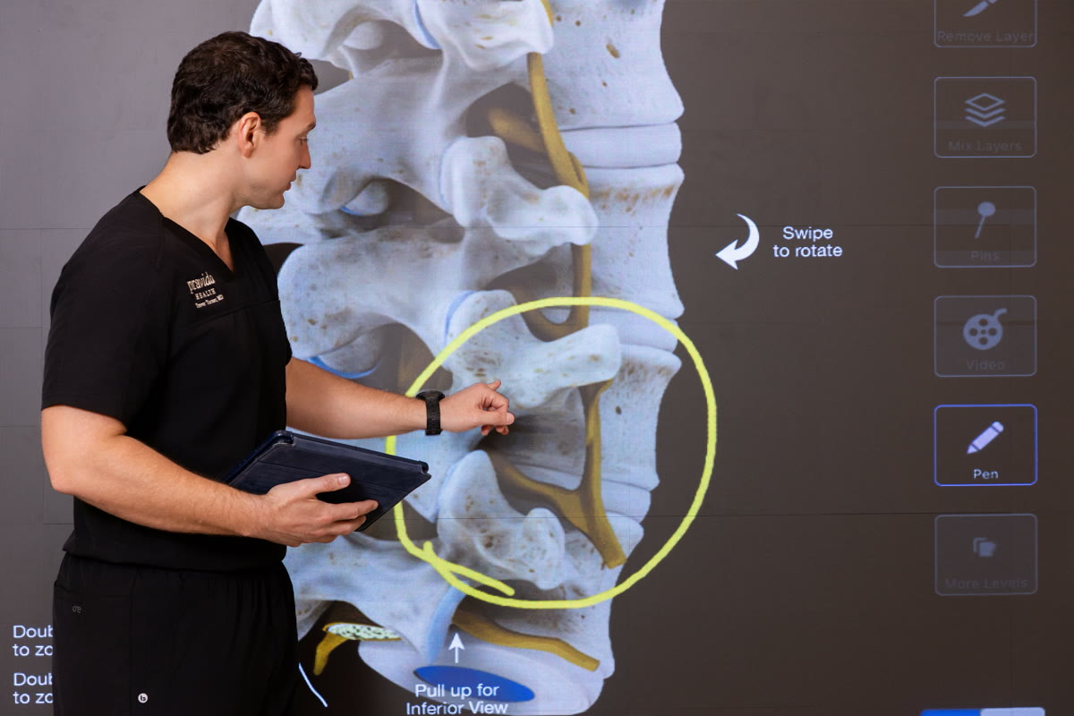 Dr. Turner conducting a precision medicine consultation