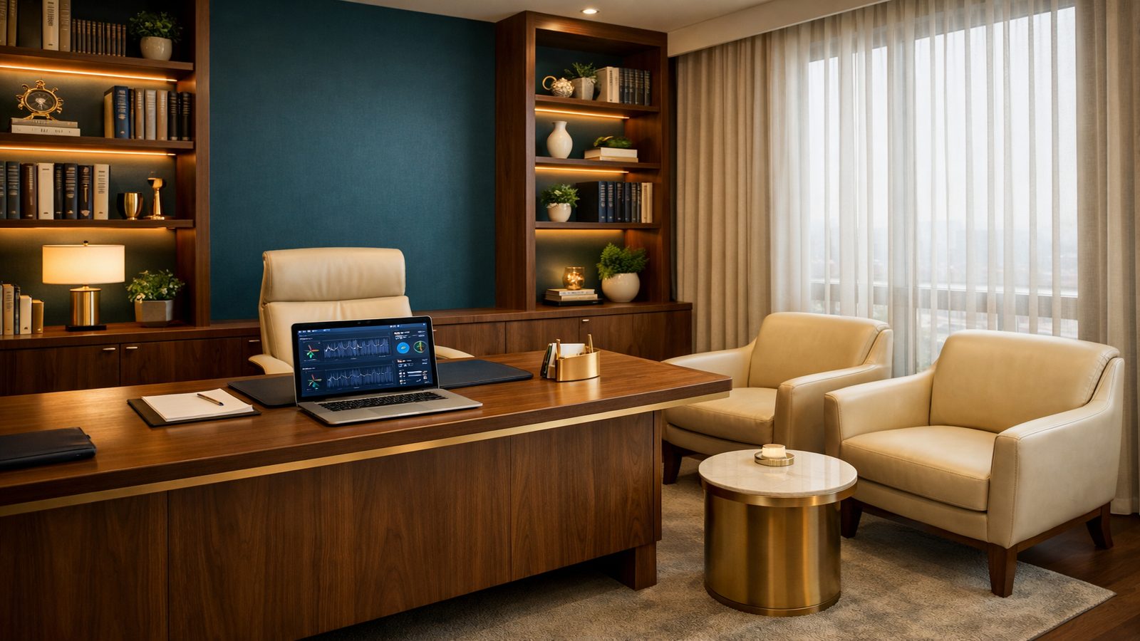 Pravida Health IV infusion lounge with premium leather recliners and branded signage