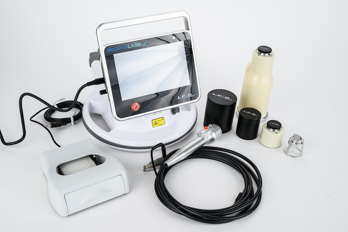 Regenelase fractional laser system — FDA-cleared dual-laser platform for cartilage regeneration used in the CartiNova procedure